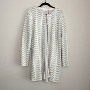 NWT Solitaire Anthropologie Stripped Open‎ Front Cozy Comfort Cardigan Sz S